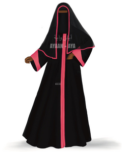 The Perfect Abaya Set w/ a Pop of Pink