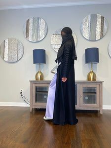 Preety Pleated Sleeves Abaya