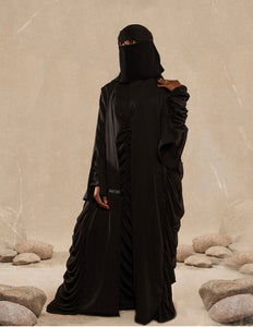 Suhana Side Drape Abaya Set